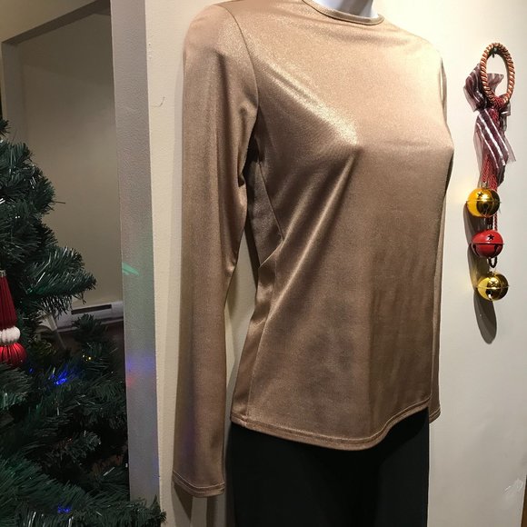 Michael Tyler Long sleeves top (Gold) - Picture 3 of 5